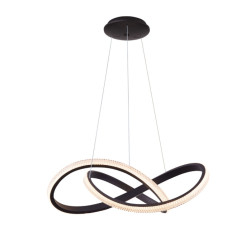 NOWOŚĆ AZ5096 AZZARDO lampa wisząca INFINITY 80 CCT     z pilotem czarna  King Home