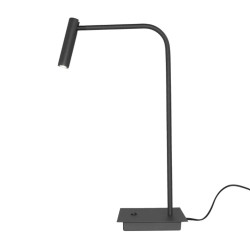 NOWOŚĆ AZ6211 AZZARDO lampa biurkowa FLER czarna  King Home
