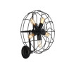 NOWOŚĆ AZ1349 AZZARDO lampa ścienna FAN WALL czarna  King Home