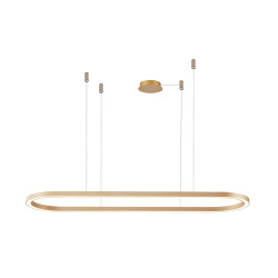 NOWOŚĆ AZ5058 AZZARDO lampa wisząca ELENA 150 DIMM      złota  King Home