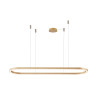 NOWOŚĆ AZ5058 AZZARDO lampa wisząca ELENA 150 DIMM      złota  King Home