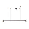 NOWOŚĆ AZ5057 AZZARDO lampa wisząca ELENA 150 DIMM      czarna  King Home