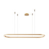 NOWOŚĆ AZ5056 AZZARDO lampa wisząca ELENA 120 DIMM      złota  King Home