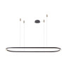 NOWOŚĆ AZ5055 AZZARDO lampa wisząca ELENA 120 DIMM      czarna  King Home