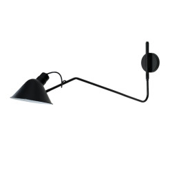NOWOŚĆ AZ5619 AZZARDO lampa ścienna DRAGO WALL czarna  King Home