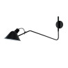 NOWOŚĆ AZ5619 AZZARDO lampa ścienna DRAGO WALL czarna  King Home