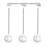 NOWOŚĆ AZ0638 AZZARDO lampa wisząca GULIA 3 biała  King Home