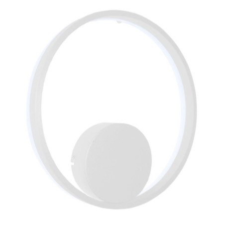 NOWOŚĆ  AZ4965 AZZARDO lampa ścienna HALO 40 WALL biała  King Home