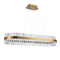 NOWOŚĆ AZ5263 AZZARDO lampa wisząca FRANCESCA 100       złota  King Home