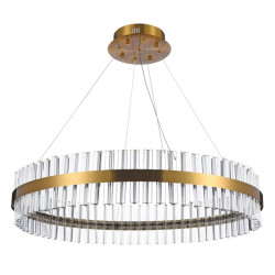 NOWOŚĆ AZ5262 AZZARDO lampa wisząca FRANCESCA 80 złota  King Home