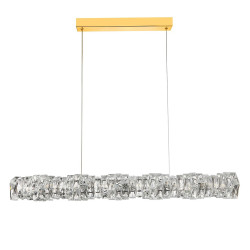 NOWOŚĆ AZ6479 AZZARDO lampa wisząca FLORENCE 3000K      DIMM złota  King Home