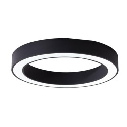 NOWOŚĆ AZ5032 AZZARDO lampa sufitowa / plafon MARCO     TOP 60 CCT z pilotem czarna  King Home