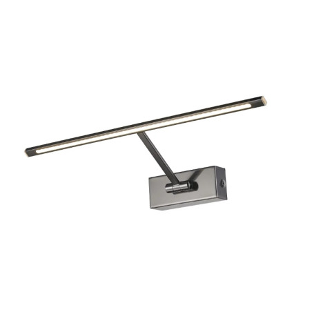 NOWOŚĆ AZ2647 AZZARDO lampa ścienna MONALISA 46         chromowana / czarna  King Home