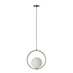 NOWOŚĆ AZ4983 AZZARDO lampa wisząca JUMBO 1 złota  King Home
