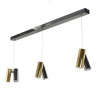 NOWOŚĆ AZ6213 AZZARDO lampa wisząca JADE 6 czarna /     złota  King Home