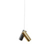 NOWOŚĆ AZ6212 AZZARDO lampa wisząca JADE 2 czarna /     złota  King Home