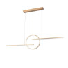 NOWOŚĆ AZ5258 AZZARDO lampa wisząca LAUREN 3-STEP DIMM  złota  King Home