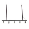 NOWOŚĆ AZ2638 AZZARDO lampa wisząca BIRAM czarna  King Home