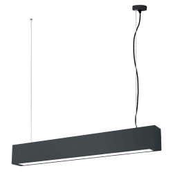 NOWOŚĆ Ibros wiszący czarny średni 18W 3000K IP20 Light Prestige