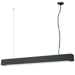 NOWOŚĆ Ibros wiszący czarny duży 24W 4000K IP20 Light Prestige