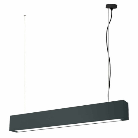 NOWOŚĆ Ibros wiszący czarny średni 18W 4000K IP20 Light Prestige