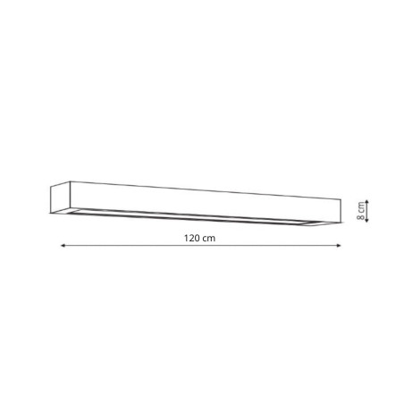 NOWOŚĆ Ibros kinkiet czarny XL z IP44 4000K Light Prestige