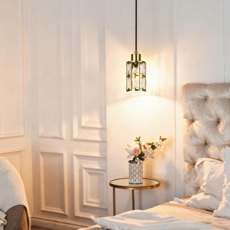 NOWOŚĆ Lira 1 wisząca złota Light Prestige