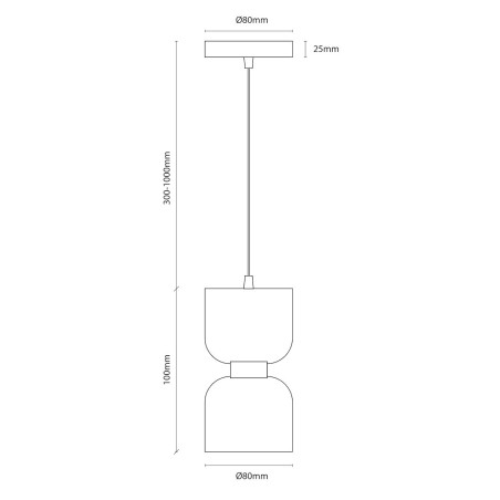 NOWOŚĆ MLP2861 Lampa wisząca KAI 1xGX53 Milagro