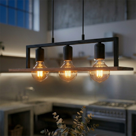 NOWOŚĆ MLP2848 Lampa wisząca BERGEN 3xE27 Milagro