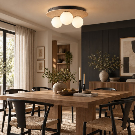 NOWOŚĆ MLP0227 Lampa sufitowa Carter 3xE14 Natural Milagro