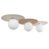 NOWOŚĆ MLP0228 Lampa sufitowa Carter 3xE14 Biały + Natural Milagro