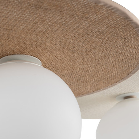 NOWOŚĆ MLP0228 Lampa sufitowa Carter 3xE14 Biały + Natural Milagro