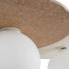 NOWOŚĆ MLP0228 Lampa sufitowa Carter 3xE14 Biały + Natural Milagro