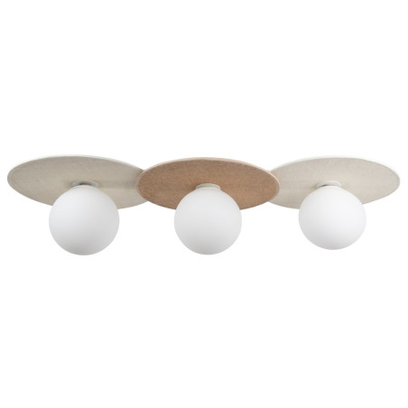 NOWOŚĆ MLP0228 Lampa sufitowa Carter 3xE14 Biały + Natural Milagro