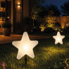 NOWOŚĆ EKO0266 Gwiazda Ogrodowa Star 30cm 1xE27 IP44 Biały Milagro