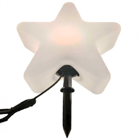 NOWOŚĆ EKO0267 Gwiazda Ogrodowa Star 50cm 1xE27 IP44 Biały Milagro
