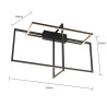 NOWOŚĆ Lampa wisząca Frame czarna LED 3000K Light Prestige