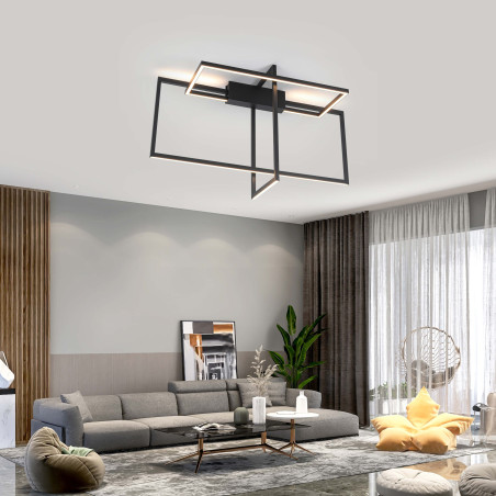 NOWOŚĆ Lampa wisząca Frame czarna LED 3000K Light Prestige