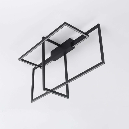 NOWOŚĆ Lampa wisząca Frame czarna LED 3000K Light Prestige