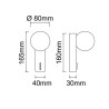 NOWOŚĆ Boletta Parette Toupe IP44OR85549 Open Design