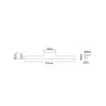 NOWOŚĆ Luce Parette Cromo 62 CCT IP44OR86126 Open Design