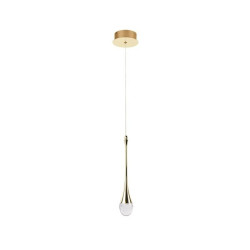 NOWOŚĆ AZ6006 AZZARDO lampa wisząca DALMA 1 złota  King Home