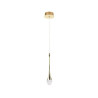 NOWOŚĆ AZ6006 AZZARDO lampa wisząca DALMA 1 złota  King Home
