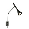 NOWOŚĆ AZ5624 AZZARDO lampa ścienna CYGNUS czarna  King Home