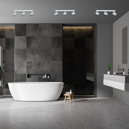 NOWOŚĆ Zestaw reflektorów Tokio NEW biały 3xGU10 Light Prestige
