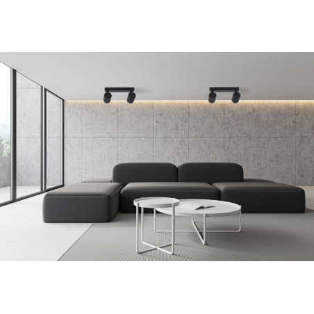 NOWOŚĆ Zestaw reflektorów Tokio NEW czarny 2xGU10 Light Prestige