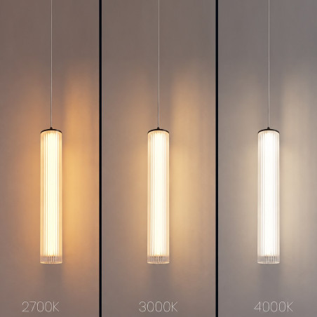 NOWOŚĆ ML2728 Lampa wisząca Trivia Black 10W LED CCT IP44 Milagro