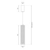 NOWOŚĆ ML2728 Lampa wisząca Trivia Black 10W LED CCT IP44 Milagro