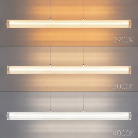 NOWOŚĆ ML2733 Lampa wisząca Trivia Chrome 16W LED CCT IP44 Milagro