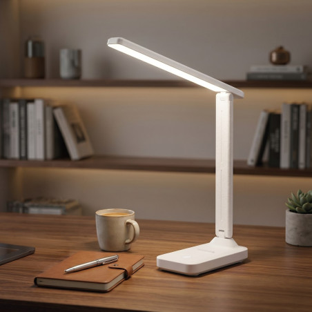 NOWOŚĆ ML2922 Lampka biurkowa Arlo 4W LED Biała Milagro